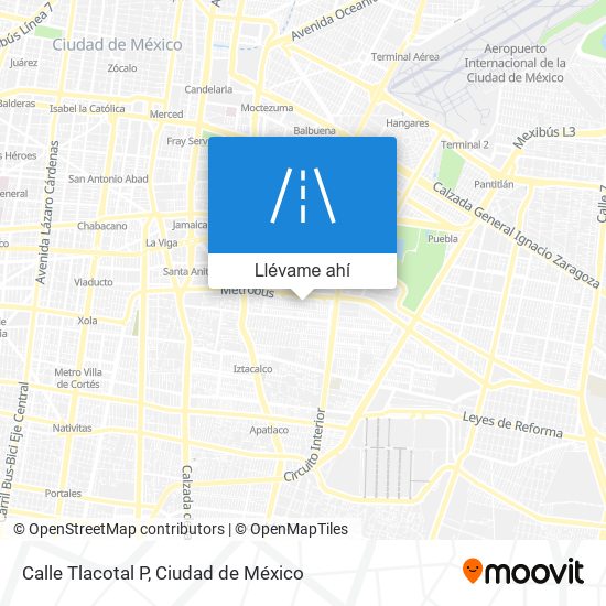 Mapa de Calle Tlacotal P