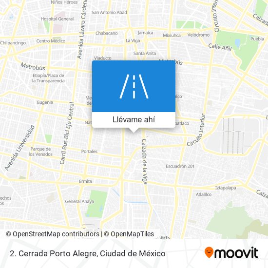Mapa de 2. Cerrada Porto Alegre