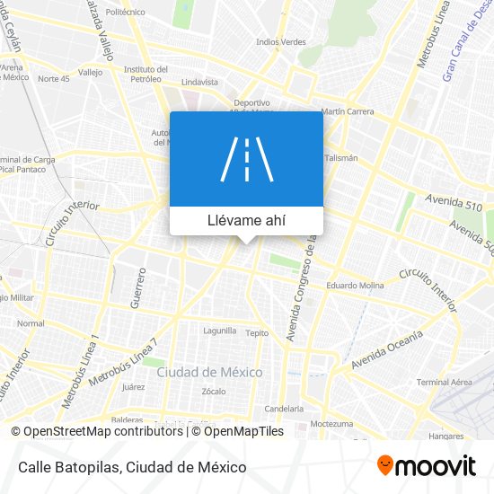 Mapa de Calle Batopilas