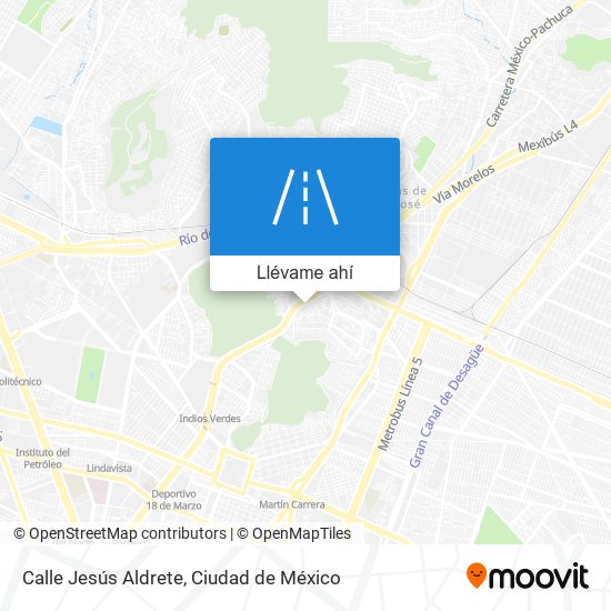 Mapa de Calle Jesús Aldrete