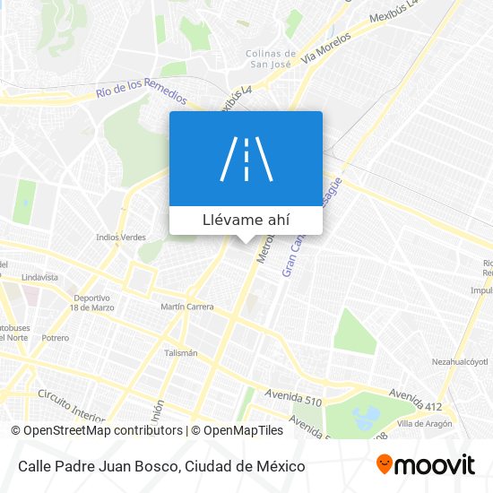 Cómo llegar a Calle Padre Juan Bosco en Gustavo A. Madero en Autobús o  Metro?