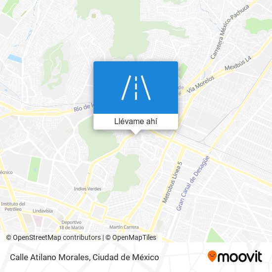 Mapa de Calle Atilano Morales
