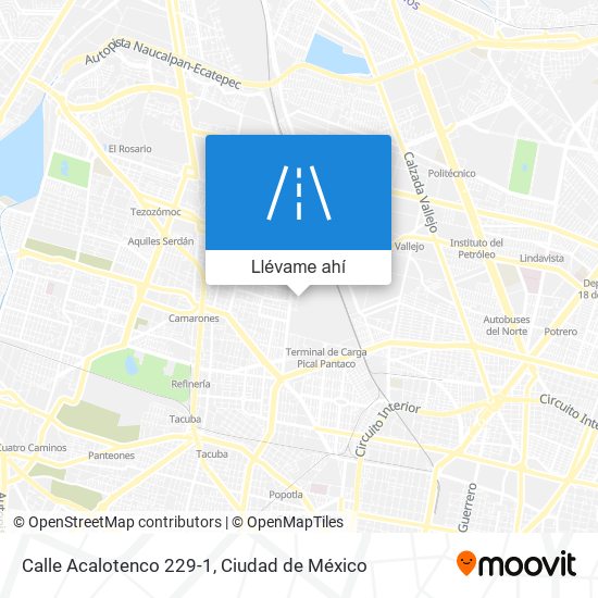 Mapa de Calle Acalotenco 229-1