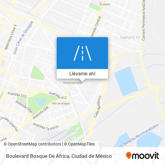 Mapa de Boulevard Bosque De África