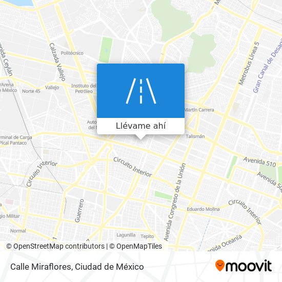 Mapa de Calle Miraflores