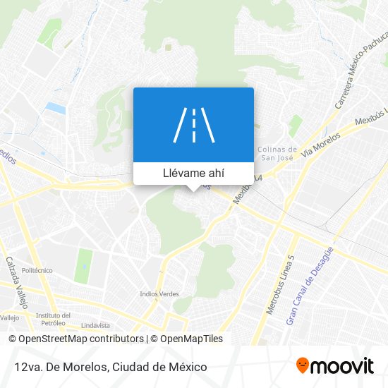 Mapa de 12va. De Morelos