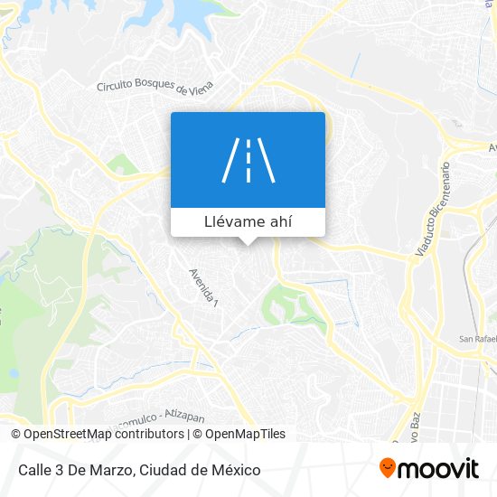 Cómo llegar a Calle 3 De Marzo en Nicolás Romero en Autobús?