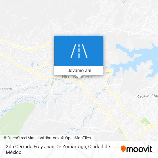 Mapa de 2da Cerrada Fray Juan De Zumarraga