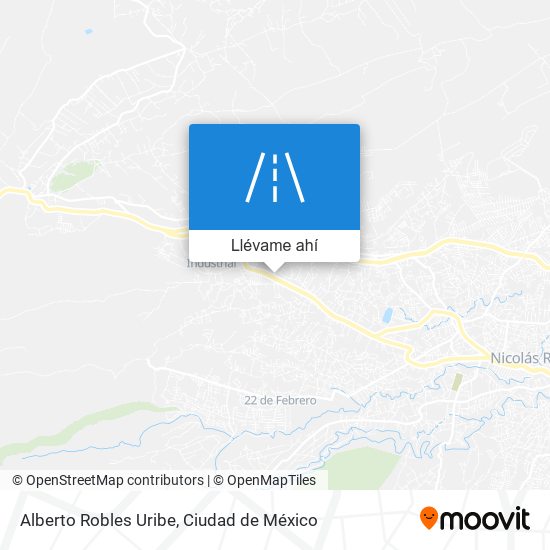 Mapa de Alberto Robles Uribe