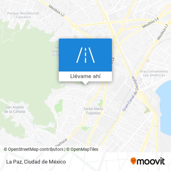 Cómo llegar a La Paz en Coacalco De Berriozábal en Autobús o Tren?