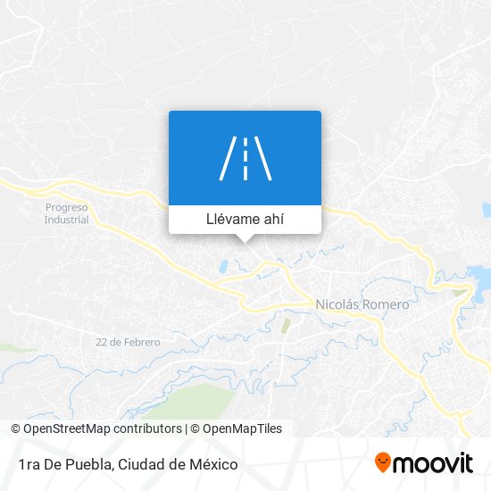 Mapa de 1ra De Puebla