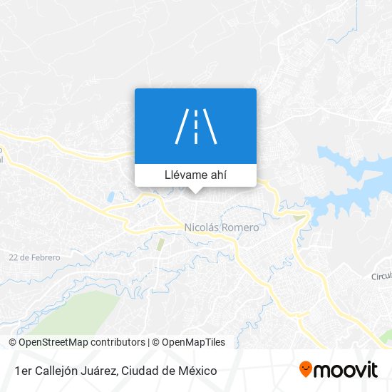 Mapa de 1er Callejón Juárez