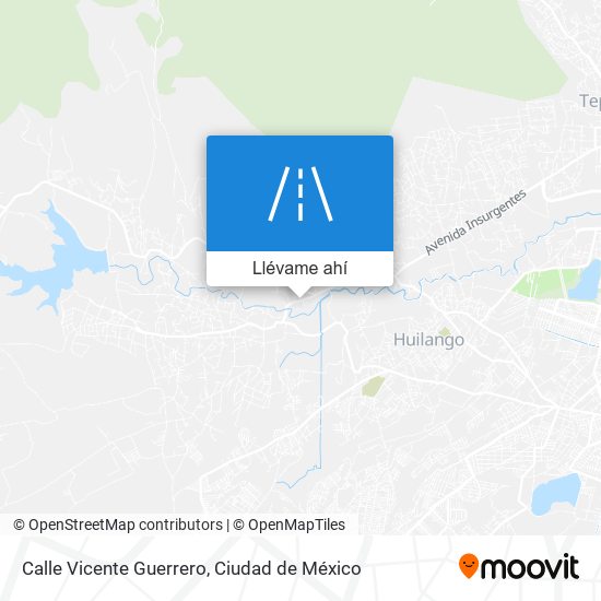 Mapa de Calle Vicente Guerrero