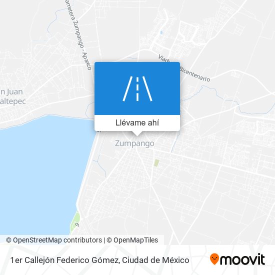 Mapa de 1er Callejón Federico Gómez