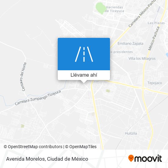 Mapa de Avenida Morelos