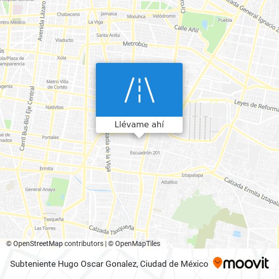 Mapa de Subteniente Hugo Oscar Gonalez