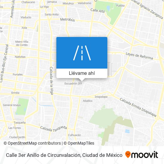 Mapa de Calle 3er Anillo de Circunvalación