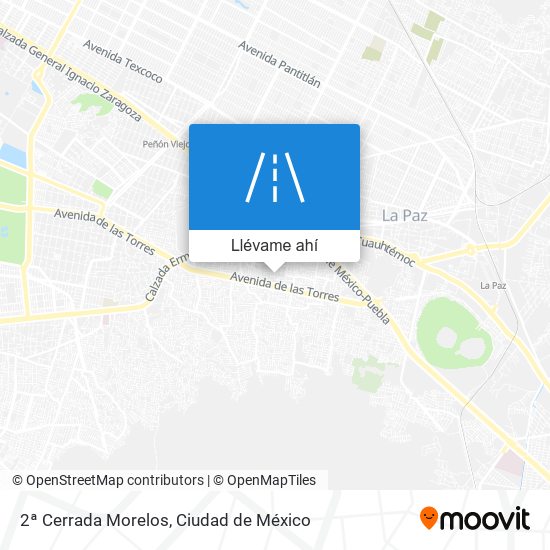 Mapa de 2ª Cerrada Morelos