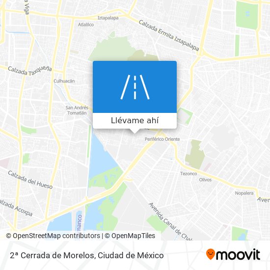 Mapa de 2ª Cerrada de Morelos