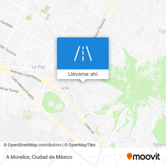 Mapa de A Morelos