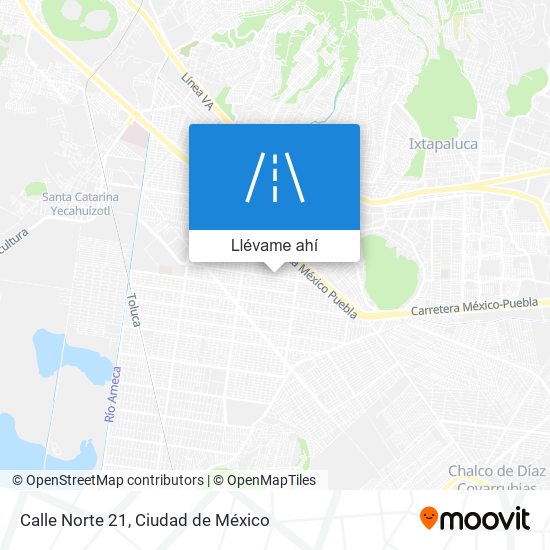 Mapa de Calle Norte 21