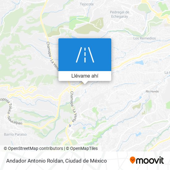 Mapa de Andador Antonio Roldan