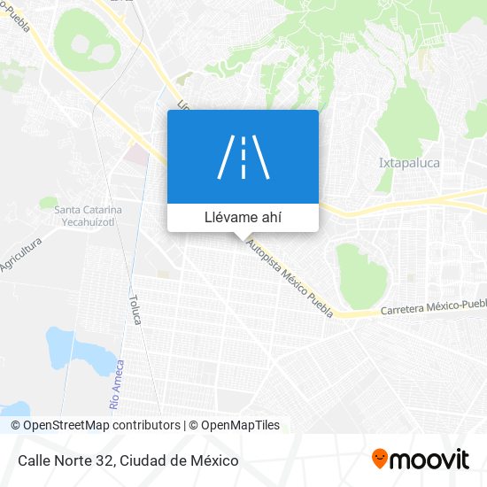 Mapa de Calle Norte 32