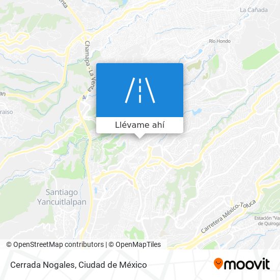 Mapa de Cerrada Nogales