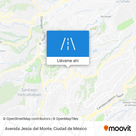 Mapa de Avenida Jesús del Monte