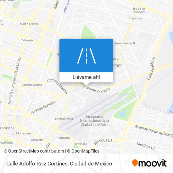 Mapa de Calle Adolfo Ruiz Cortines