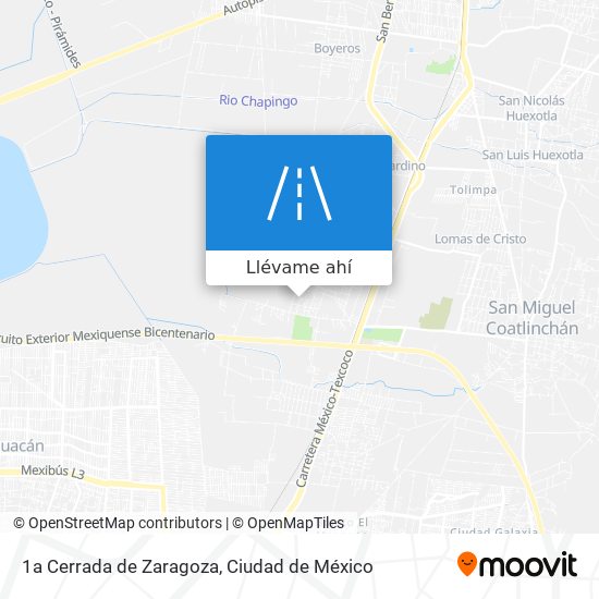 Mapa de 1a Cerrada de Zaragoza
