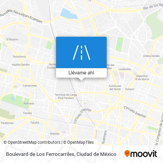 Mapa de Boulevard de Los Ferrocarriles