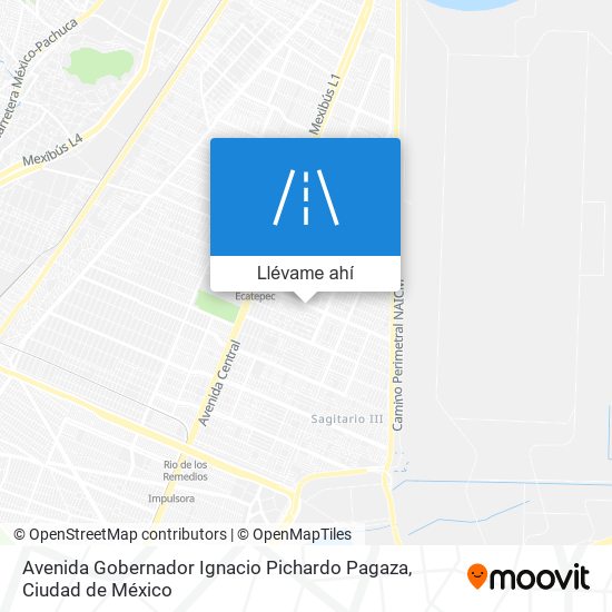 Mapa de Avenida Gobernador Ignacio Pichardo Pagaza