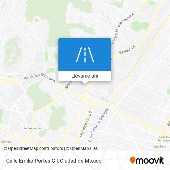 Mapa de Calle Emilio Portes Gil