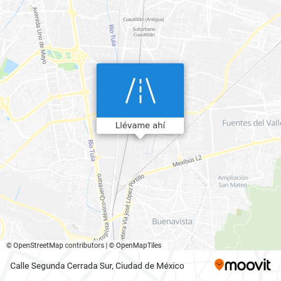 Mapa de Calle Segunda Cerrada Sur