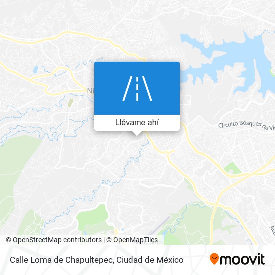 Mapa de Calle Loma de Chapultepec