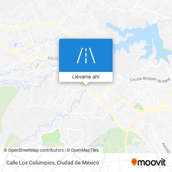 Mapa de Calle Los Columpios
