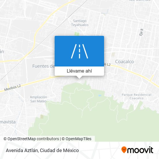 Mapa de Avenida Aztlán