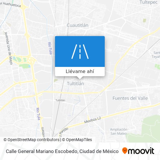 Mapa de Calle General Mariano Escobedo