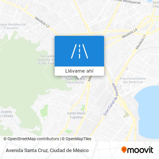 Mapa de Avenida Santa Cruz