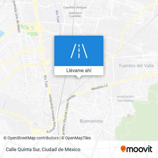 Mapa de Calle Quinta Sur