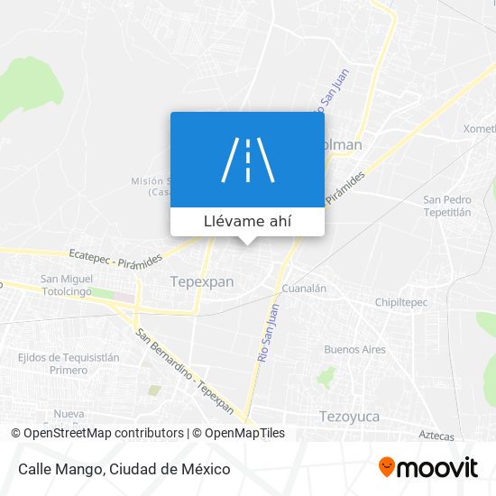 Mapa de Calle Mango