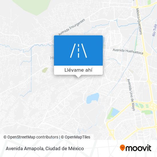 Mapa de Avenida Amapola