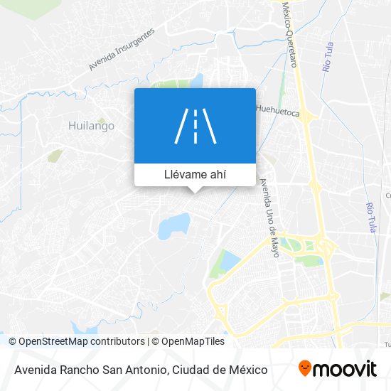 Mapa de Avenida Rancho San Antonio