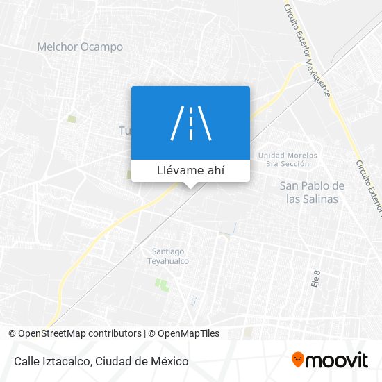 Cómo llegar a Calle Iztacalco en Cuautitlán en Autobús o Tren?