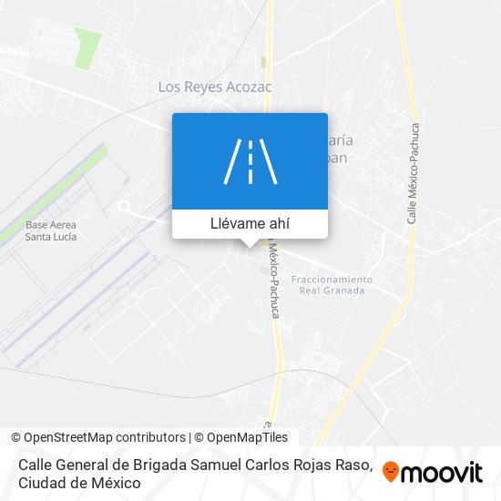 Mapa de Calle General de Brigada Samuel Carlos Rojas Raso