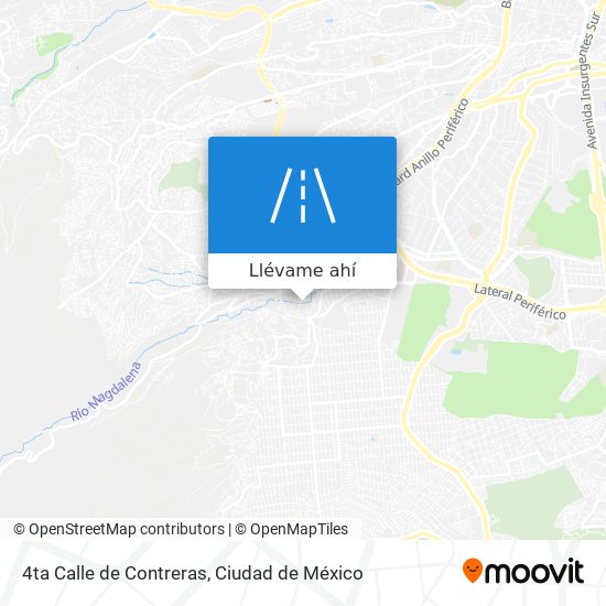 Mapa de 4ta Calle de Contreras