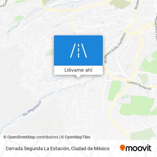 Mapa de Cerrada Segunda La Estación