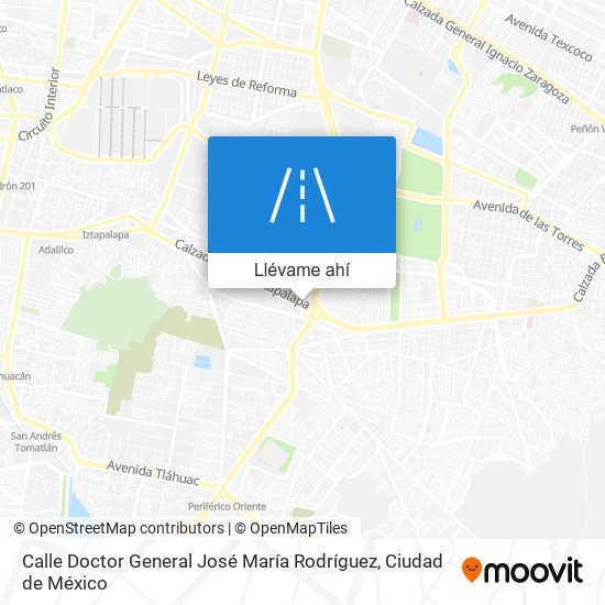 Mapa de Calle Doctor General José María Rodríguez