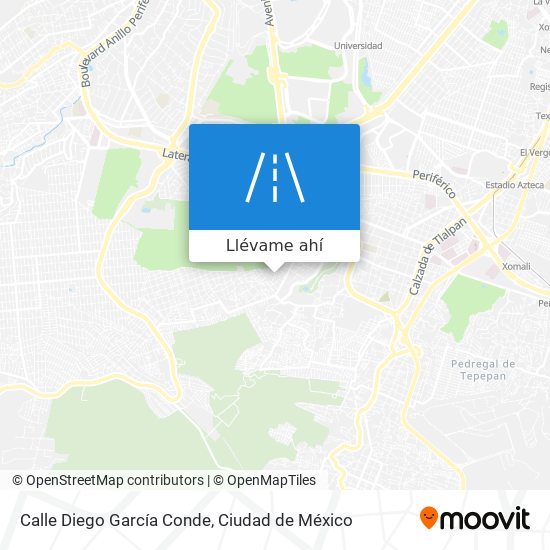 Mapa de Calle Diego García Conde